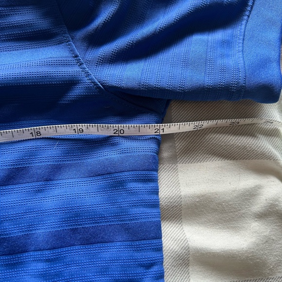 Lands End Outfitters Men’s Short Sleeve Polo Medium Blue - Picture 6 of 7